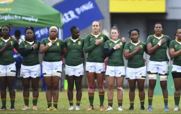 Springbok Women sing anthem