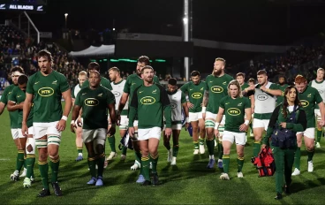 Springboks dejected after losing to New Zealand in 2023 Rugby Championship