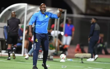 Steve komphela during the Carling Knockout, Last 16 match between Mamelodi Sundowns and Golden Arrows at Lucas Masterpieces Moripe Stadium on October 19, 2024 in Pretoria, South Africa.