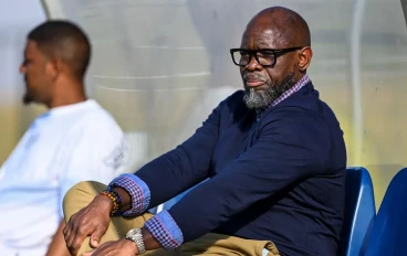 Steve Komphela, head coach of Swallows FC during the DStv Premiership match between Golden Arrows and Moroka Swallows at Mpumalanga Stadium on August 05, 2023 in Hammarsdale, South Africa.