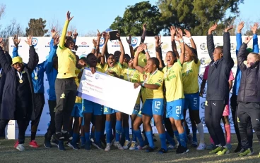 Engen Knockout Challenge winners, U-18 Mamelodi Sundowns Ladies