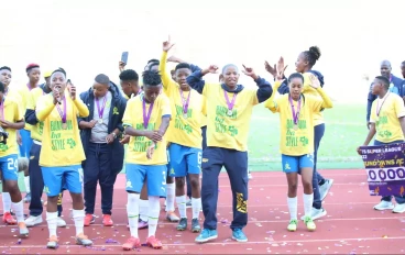 Mamelodi Sundowns Ladies celebrate league title