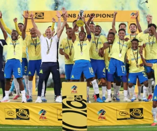Sundowns celebrate MTN8