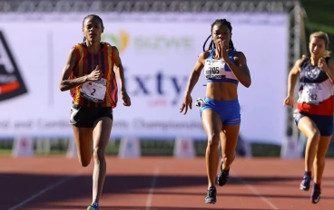 South African 100m silver medallist Tamzin Thomas