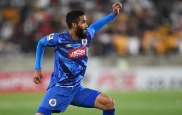 Tashreeq Morris of SuperSport United during the Betway Premiership match between SuperSport United and Kazier Chiefs at Peter Mokaba Stadium on October 26, 2024 in Polokwane, South Africa.