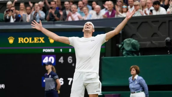 Terrific Taylor Fritz rallies from two sets down to beat Alexander Zverev