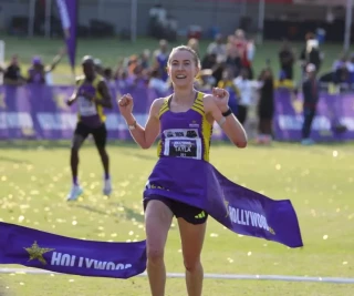 Hollywoodbets Durban 10km winner taylor kavanagh