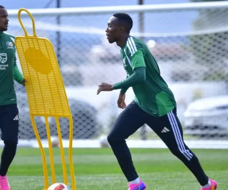 Thapelo Maseko in training