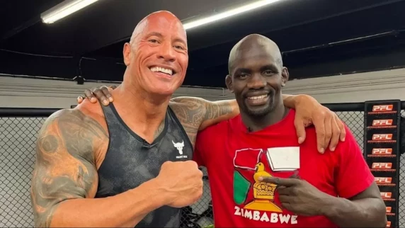 The Rock gifts Zimbabwean UFC fighter Themba Gorimbo a house