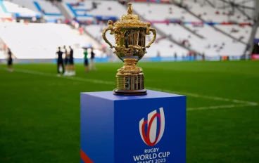 The Webb Ellis Cup, the trophy of the men's Rugby World Cup