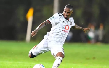Thembinkosi Lorch of Orlando Pirates during the Nedbank Cup last 32 match between All Stars and Orlando Pirates at Bidvest Stadium on February 11, 2023 in Johannesburg, South Africa.