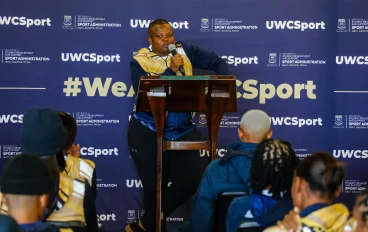 Coach of UWC Thinasonke Mbuli