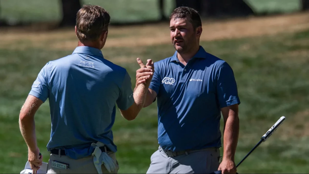 South Africa's Thriston Lawrence closing in on historic win at Omega European Masters South Africa's Thriston Lawrence closing in on historic win at Omega European Masters