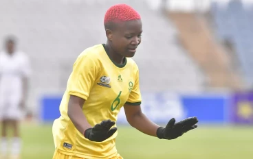 Banyana Banyana midfielder Thubelihle Shamase