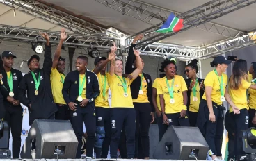 2022 Women's Africa Cup of Nations: Banyana Banyana Arrival at OR Tambo International Airport