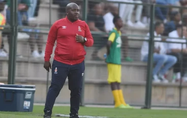 University of Pretoria coach Tlisane Motaung during the Motsepe Foundation League match between University of Pretoria and Baroka FC at Tuks Stadium on May 19, 2024 in Pretoria, South Africa.