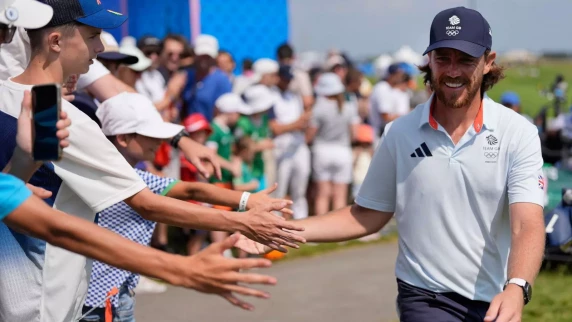 Olympic Golf: Three way tie at the top of the leaderboard