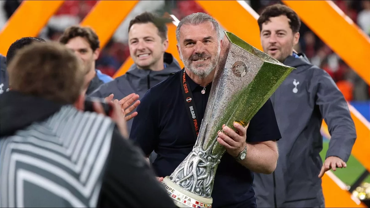 Ange Postecoglou's Tottenham future uncertain despite winning Europa League final