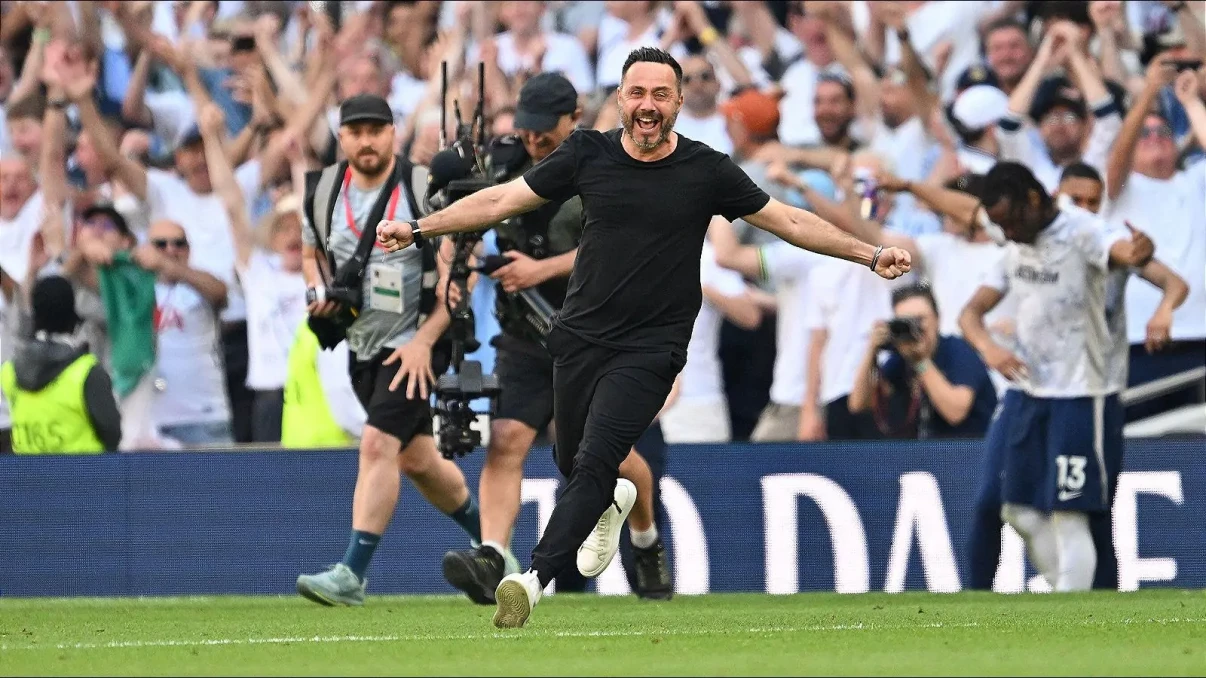Micky Van de Ven admits Roberto De Zerbi 'saved' Tottenham from relegation Micky Van de Ven admits Roberto De Zerbi 'saved' Tottenham from relegation