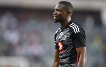 Tshegofatso Mabasa of Orlando Pirates during the Nedbank Cup, Last 16match between Orlando Pirates and Hungry Lions at Orlando Stadium on March 16, 2024 in Johannesburg, South Africa.