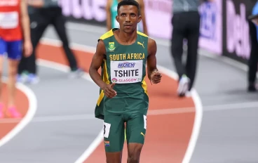 Team SA runner Tshepo Tshite