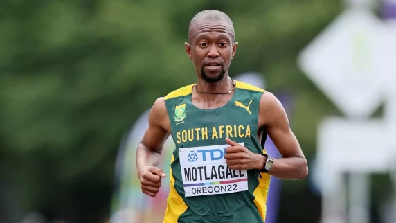 Long distance runner Tumelo Motlagale targets a PB at the world championships