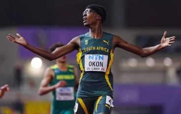 South African 400m rising star Udeme Okon