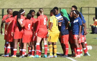 University of Pretoria huddle up for Hollywoodbets Super League action