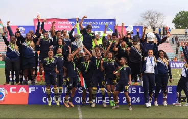 The 2024 COSAFA #CAFWCL qualifiers champions, UWC Ladies