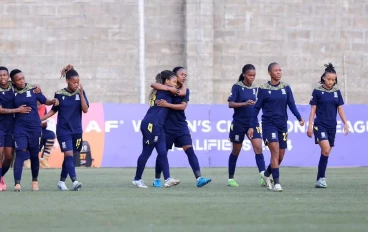 UWC Ladies celebrate at CAF Women's Champions League COSAFA Qualifiers