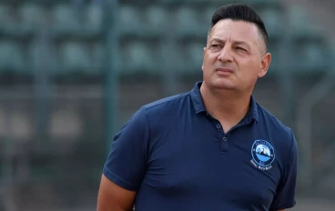 Richards Bay coach Vasili Manousakis during the DStv Premiership match between SuperSport United and Richards Bay FC at Lucas Moripe Stadium on January 22, 2023 in Pretoria, South Africa.