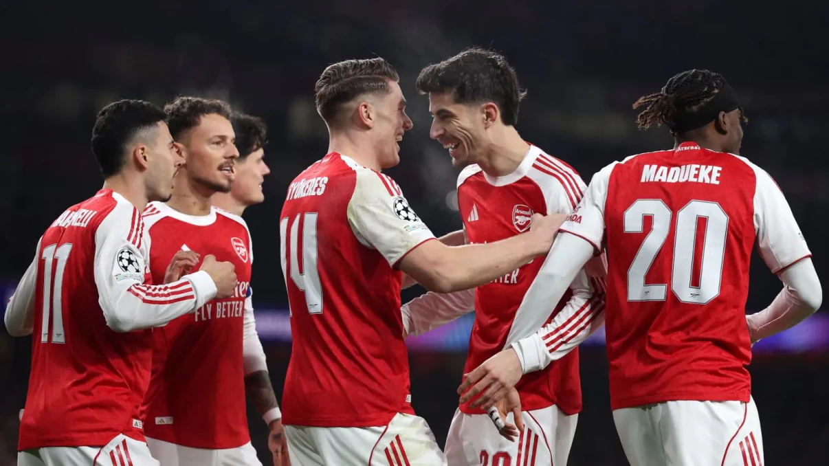 Arsenal top Champions League group as Tottenham and Chelsea also reach Last 16 Arsenal top Champions League group as Tottenham and Chelsea also reach Last 16