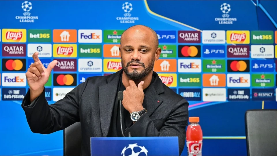 Vincent Kompany urges Bayern Munich not to relax despite huge lead over Atalanta