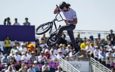 SA BMX Freestyler Vincent Leygonie at the Paris 2024 Olympic Games