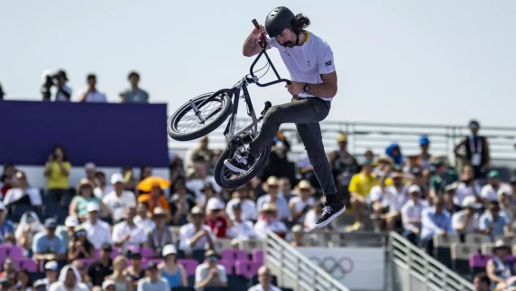 SA BMX champion Vincent Leygonie celebrates Olympics debut