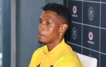 Vincent Pule during the Orlando Pirates media open day at Rand Stadium on December 07, 2023 in Johannesburg, South Africa