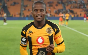 Man of the Match Wandile Duba of Kaizer Chiefs during the Betway Premiership match between Kaizer Chiefs and Stellenbosch FC at FNB Stadium on January 08, 2025 in Johannesburg, South Africa.