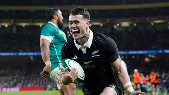 McKenzie's boot and Jordan's try seal All Blacks' victory over Ireland in Dublin