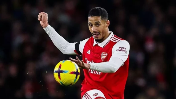 William Saliba focused on Arsenal's title charge despite ongoing contract talks