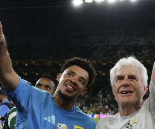 Williams and Broos after Korea Victory