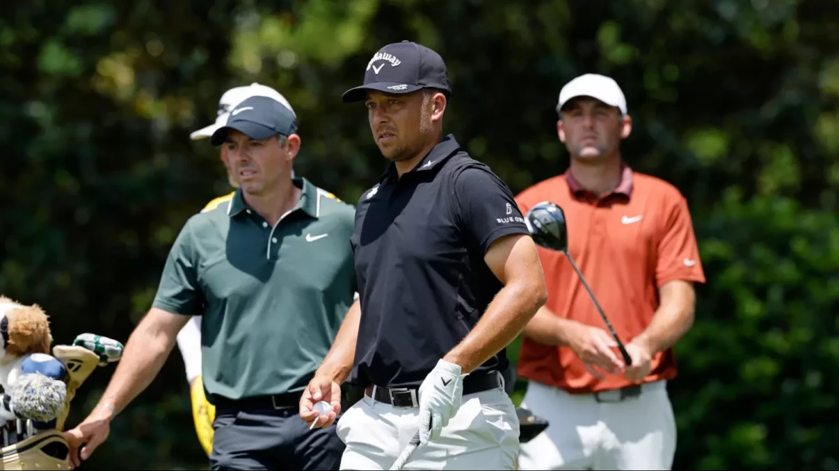 Scheffler and Schauffele slam tournament rules after muddy mayhem at PGA Championship