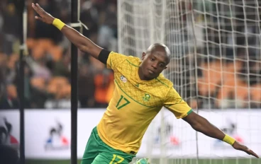 Bafana Bafana and SuperSport United striker, Zakhele Lepasa