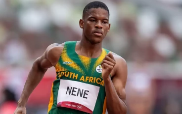 South African 400m athlete Zakithi Nene