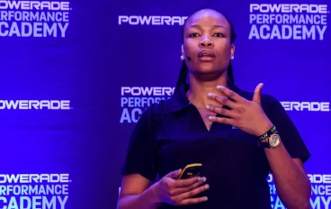 Zanele Mdodana (Netball coach) during the Powerade Performance Academy at Wanderers Club on November 10, 2019 in Johannesburg, South Africa.