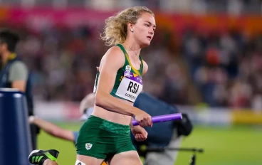 South African rising track and field star Zeney Van der Walt